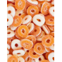 Košļājamās konfektes Peach Rings 50g - 1